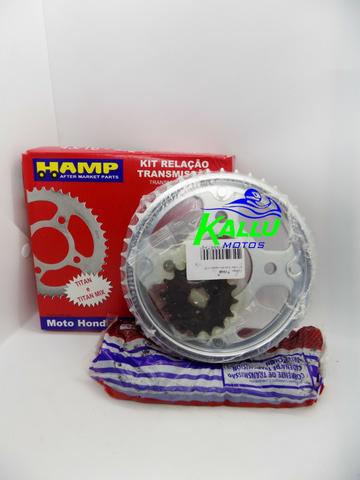 Kit trasnmissão original honda cbx 250 twister com retentor honda - Foto 2