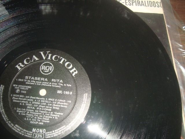 Rita Pavone, Stasera, Lp vinil usado em excelente conservação - Foto 4
