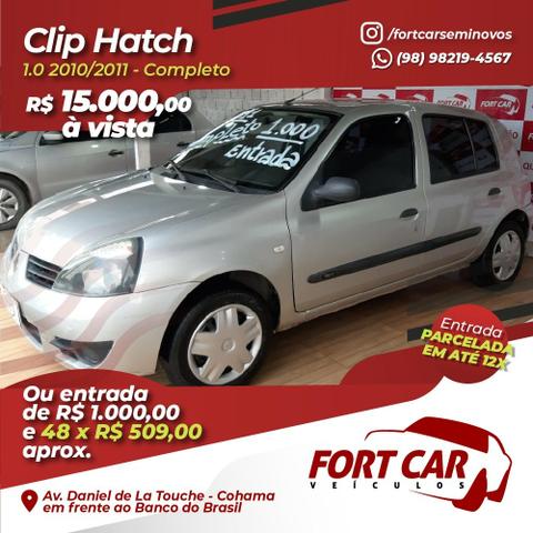 Clio, completo, 1mil de entrada e 48x 509