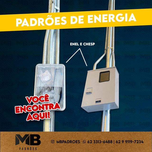 Padrão de Energia Enel Equatorial direto da fabrica Materiais de construção e jardim