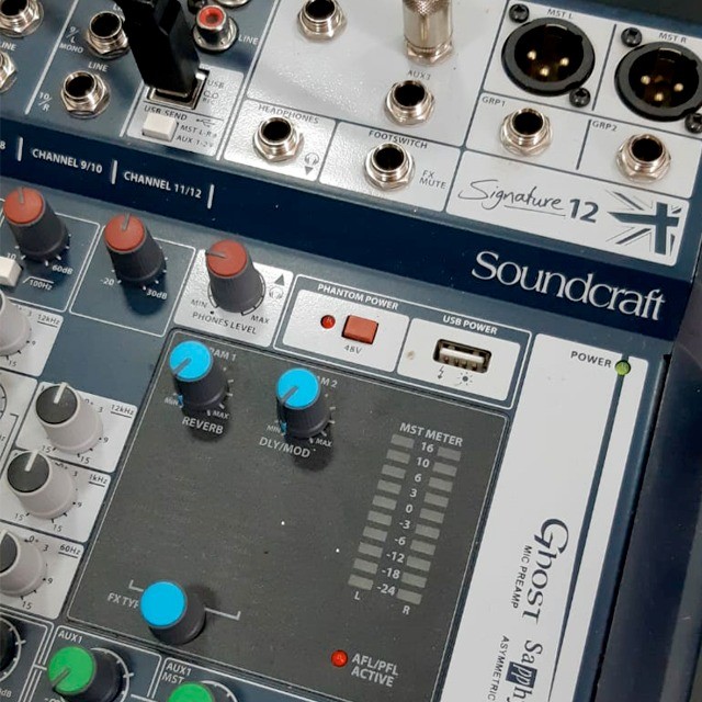 Mesa de som Soundcraft Singnature 12 (Não é Multitrack) - Foto 4