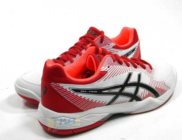 Tenis Asics Gel TASK bco/vrm/pto tam: 39/44 - Foto 3