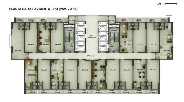 Sala Comercial 28,20m² com vaga no ITC Rio Mar - Foto 17