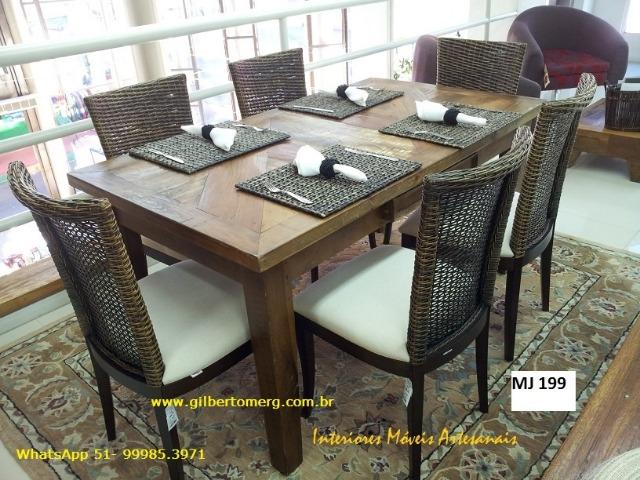 Mesas,cadeira, aparadores e racks é na Interiores móveis artesanais - Foto 2