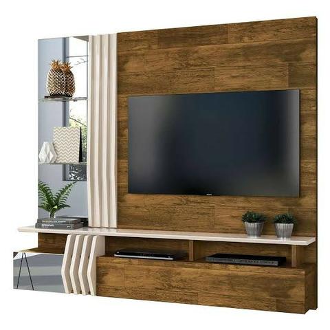 Painel Home Suspenso para TV 55" Bello 100% MDF - Foto 5