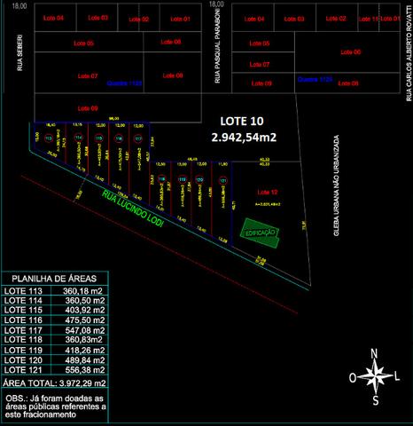 Vendo terreno de 2.942 m2 no Bairro Primeiro de Maio - Foto 3