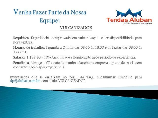 Vaga Vulcanizador