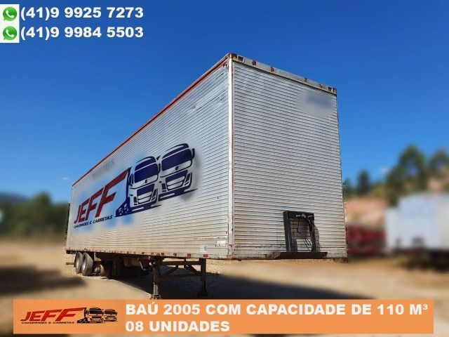 Carreta Furgão 28 Pallets 110 m3