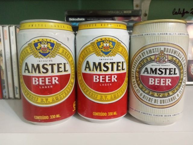 Lote Coleção de Latas Cervejas Importadas Holanda Anos 90 - Foto 2