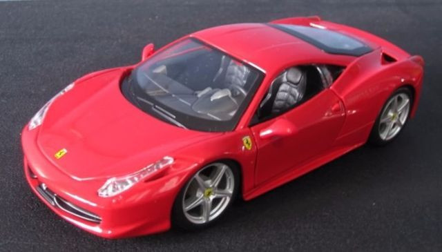 Ferrari Vermelha Maisto 458 Itália Novo