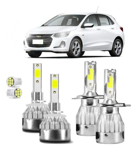 led para carro e moto 20mil lumens 150w h11 h4 h7 h1 aceitamos pix - Foto 4