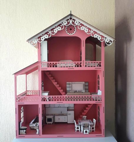 Casa de boneca para Barbie