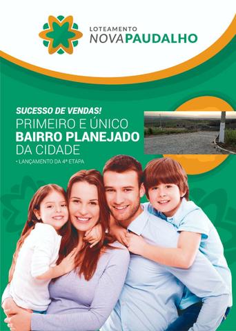 Loteamento Nova Paudalho-lançamento 4° fase