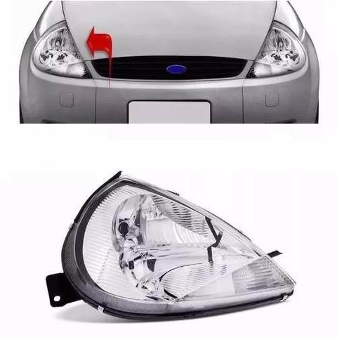 Farol Cristal Ford Ka 2001 02 2003 04 2005 2006 2007 Direito