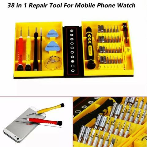 (NOVO) Kit Jogo De Chaves 38 In 1 Ferramentas Celular Tools - Foto 6