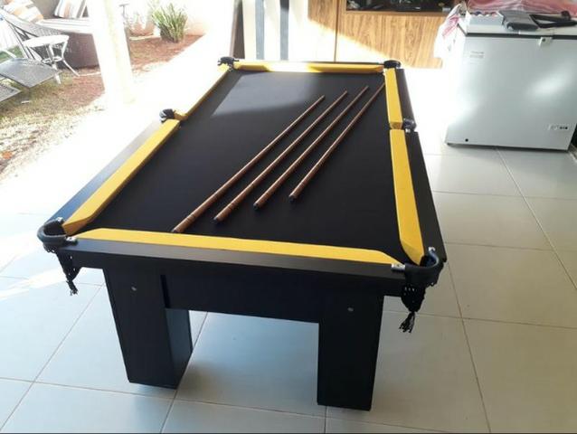 Mesa de Sinuca 4 Pés Laterais Com Caçapa de Redes Mod. AGP5898 - Foto 2