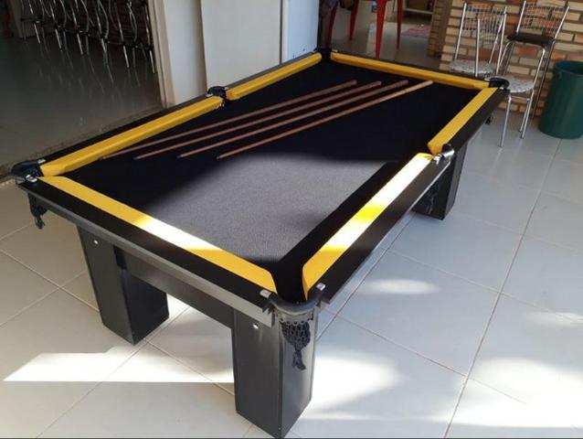Mesa de Sinuca 4 Pés Laterais Com Caçapa de Redes Mod. AGP5898 - Foto 3