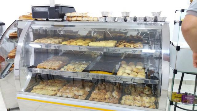 Balcão seco para bolos e alimentos naturais