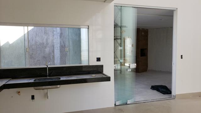 Casa Nova 3suites churrasqueira rua 5 Vicente Pires condomínio fechado - Foto 6