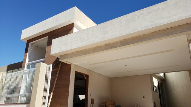 Casa Nova 3suites churrasqueira rua 5 Vicente Pires condomínio fechado - Foto 2