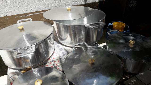 Panela de alumínio batido pra restaurante - Foto 3