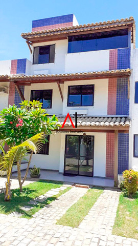 Village amplo 5/4 Stella Maris, triplex, com área, piscina, armários, nascente