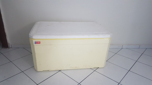 Caixa de isopor semi nova