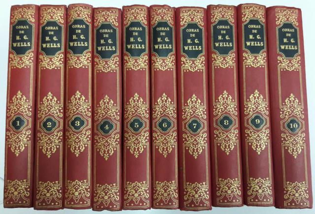 Livros Obras de H.G. Wells volumes 1 ao 10