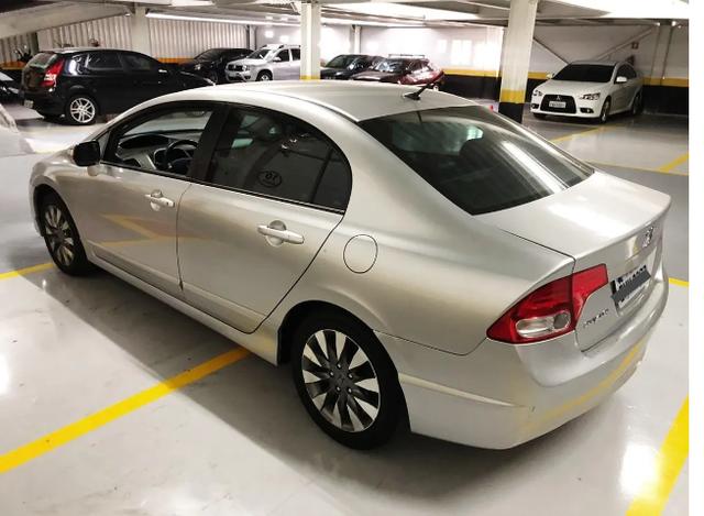 Honda Civic 1.8 lxl flex aut. 4p 2010 prata Oferta Imperdível - Foto 9