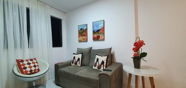Alugo lindo apartamento Todo Mobiliado de 2 quartos em Boa Viagem prédio novo com lazer - Foto 5