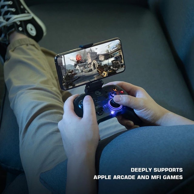 Controle para celular sem fio GameSir T4 preto - Foto 4