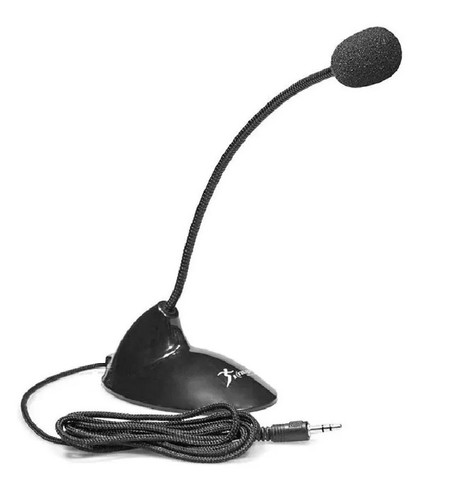Microfone De Mesa Alta Sensibilidade Flexível Skype Gamer