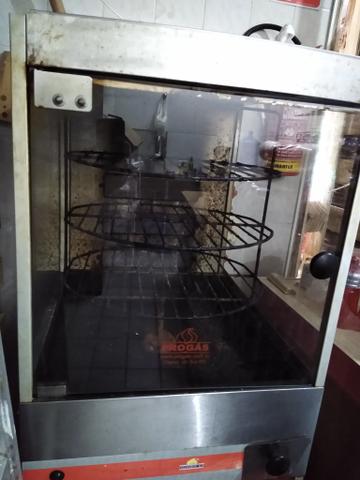 Máquina de assar frango a gás