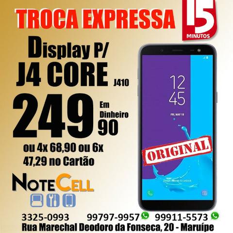 Tela J4 Core J410 Original 249,90 Já Instalado! Seu Celular Novo na Hora!