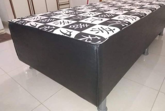 Cama casal box acoplada