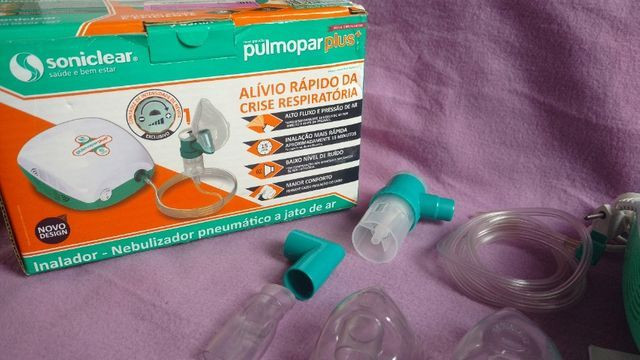Inalador Pneumático a Jato de Ar Pulmopar Plus - Soniclear - Foto 2