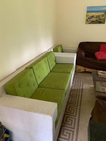 1 Sofá e 2 Poltronas de fibra sintética - Foto 3