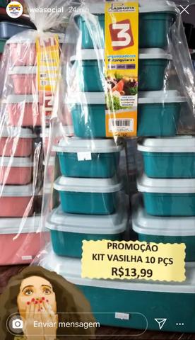 Jogo de Vasilhas com 10 pçs