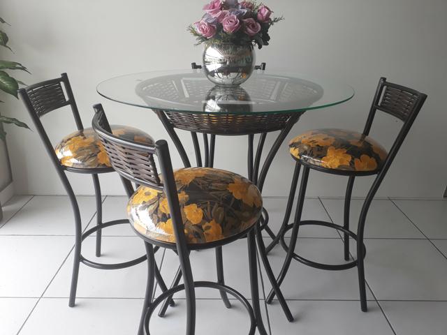Mesa com banquetas * 5 x sem JUROS