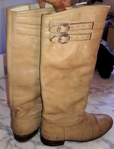 Botas Gaucho Couro Leg No 39 - Foto 2