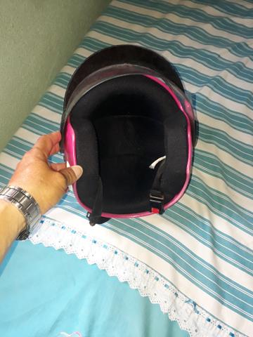 Capacete Rosa numeração 58