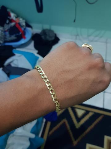 Pulseira ouro 18 k - Foto 2