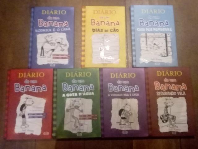 COLEÇÃO Livro Diário de um Banana (1 ao 7)