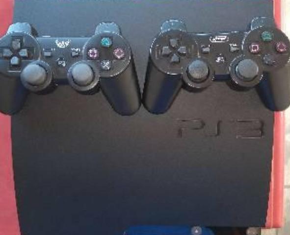 Ps3 320gb 2 controle deabloqueado