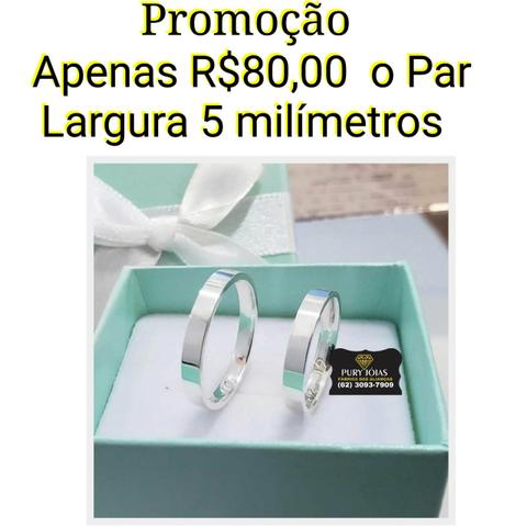 Oferta dia dos Namorados Aliança de Prata