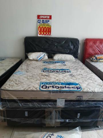 IMPERDÍVEL: Conj Sleep Queen Colchão 30CM ALTURA Molas Ensacadas em até 10x Sem JUROS