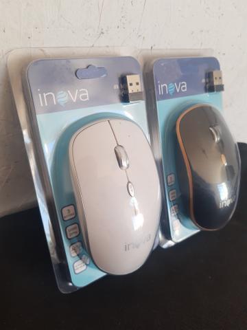 Mouse Sem fio USB Inova - Foto 3
