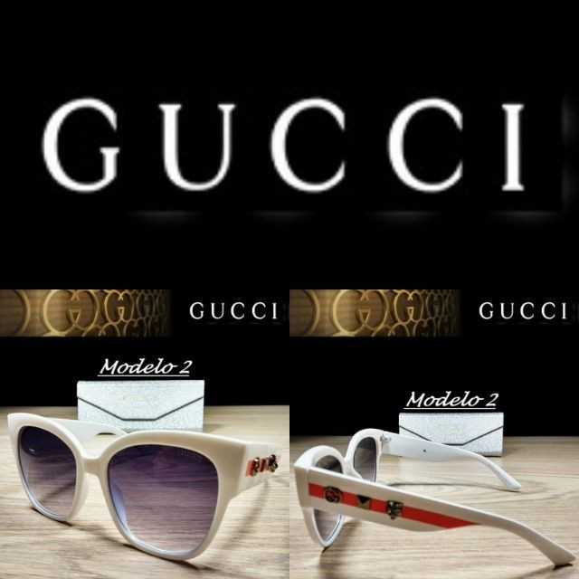 Óculos Feminino Gucci 8311 Retangular com Proteção UV - Foto 2