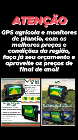 GPS Agrícola e Monitores de Plantio 