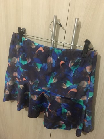 Saia peplum de malha estampada G - Foto 2